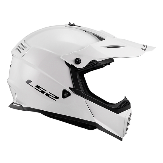 LS2 Gate Youth Launch Full Face MX Motorcycle Helmet White/Red/Blk