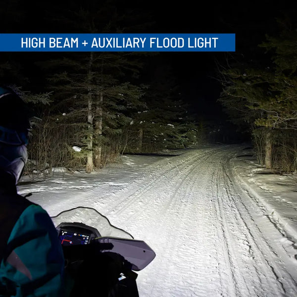 Polaris Auxiliary Flood Light for Polaris Snowmobiles