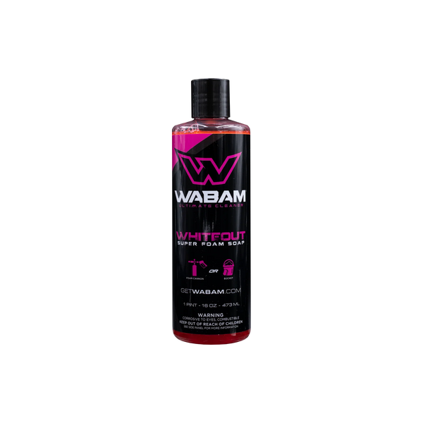 WABAM WHITEOUT - 16oz BOTTLE (FOAM SOAP)