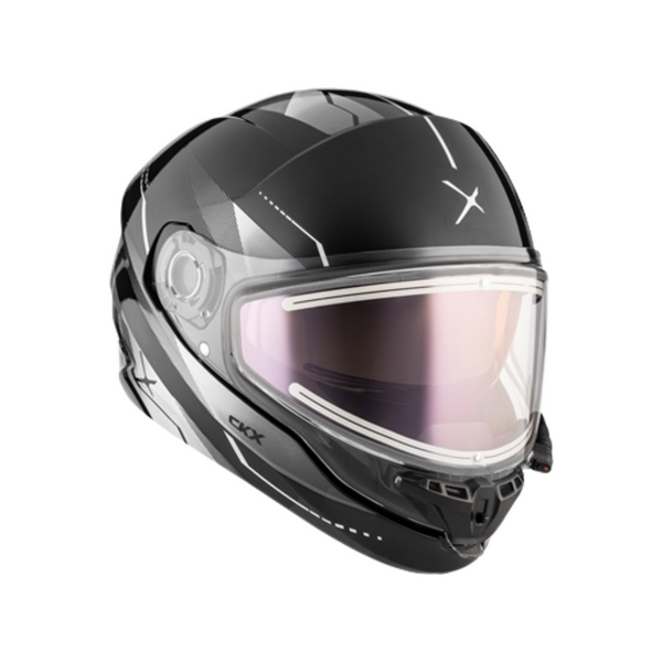 CKX Contact Full Face Snowmobile Helmet w/ Electric Shield - Artik Glossy