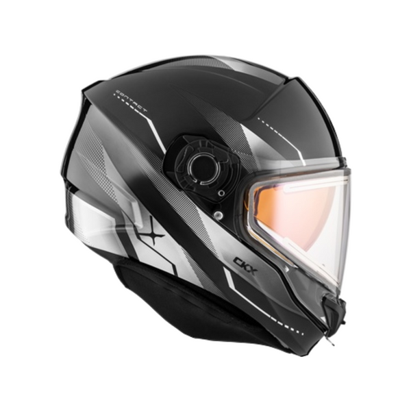 CKX Contact Full Face Snowmobile Helmet w/ Electric Shield - Artik Glossy