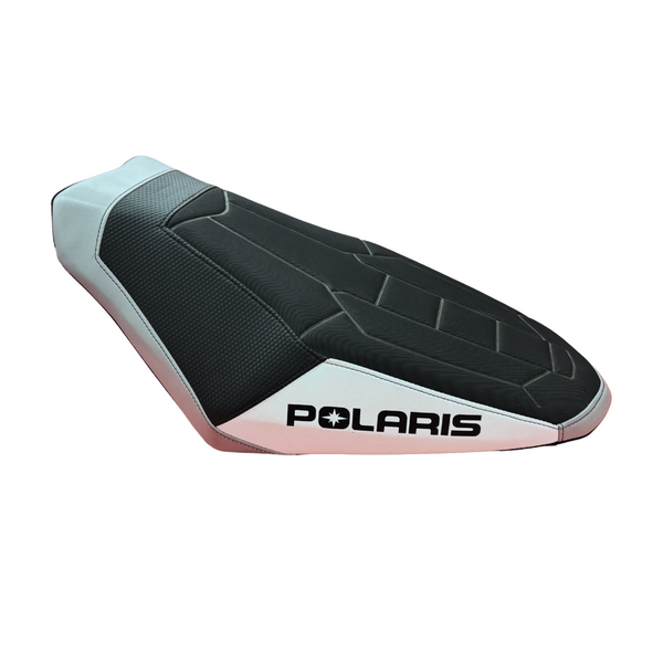 Polaris #2689332 ASM-SEAT BLK/GHOSTGRAY/WHITE WHITE LIGHTNING SIDE PANEL MODEL OPTION