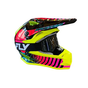 Moose Racing Youth F.I. Vaporwave MIPS® Helmet & Fly Racing Youth Focus Goggle (2024) GEAR KIT