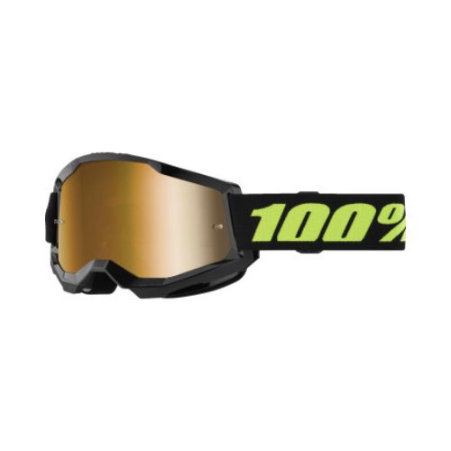strata 2 goggle 100% Strata 2 Goggle Solar Eclipse Mirror True Gold
