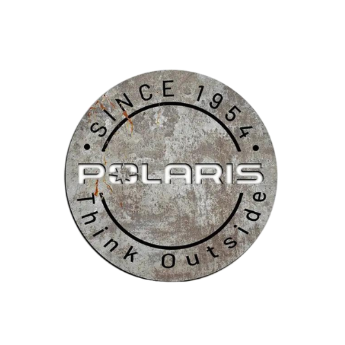 Polaris Round Aluminum Sign 22"