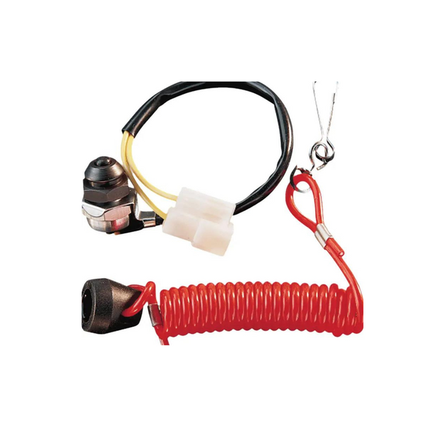 Polaris Coiled Tether Kill Switch Kit, Red,  Part 2874379