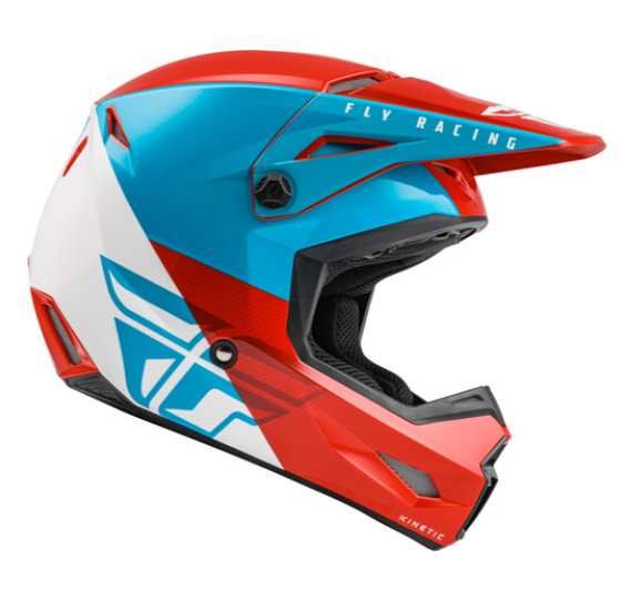 Fly Racing Kinetic Straight Edge Youth Moto Helmet