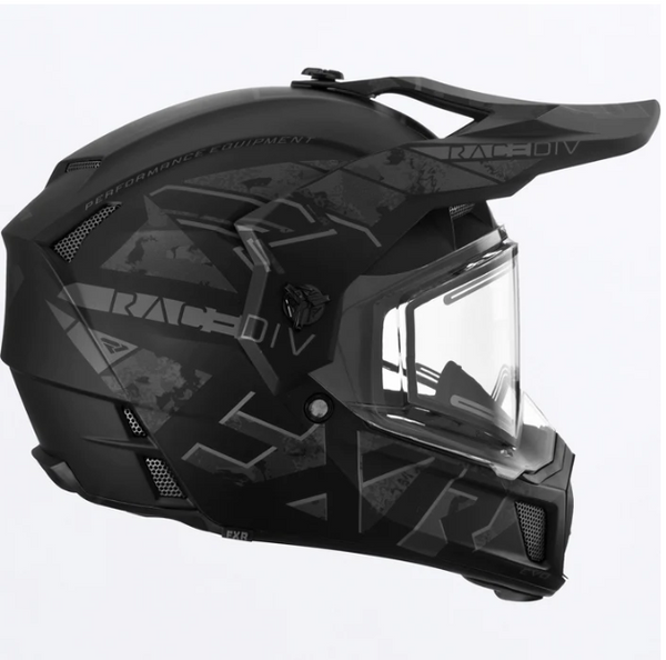 FXR Clutch X Evo Snowmobile Helmet W/ Electric Shield